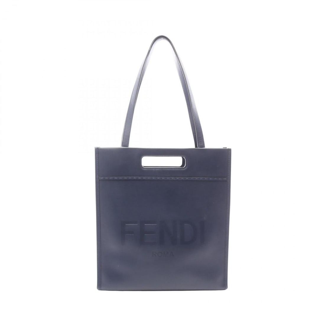 Fendi FENDI Shopping Bag Tote Handbag Leather Women's Navy 7VA481: --- Catalog ---Category: SizeSize (HxWxD): 38cm x 35cm x 12cm / 14.96'' x 13.77'' x 4.72''Category: DesignType: Handbag, Shopping bag, Tote bagColor: NavyGender: WomenMaterial: Leather Category: Gener