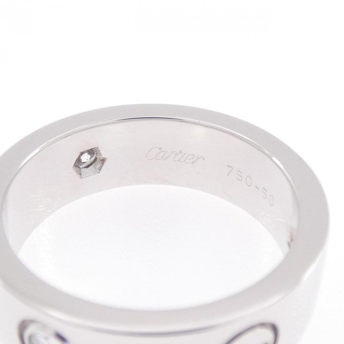 Cartier Love Half-Diamond Ring - 3
