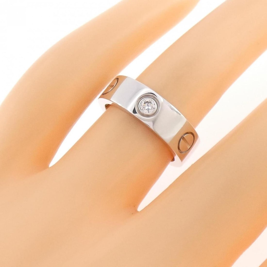 Cartier Love Half-Diamond Ring - 4