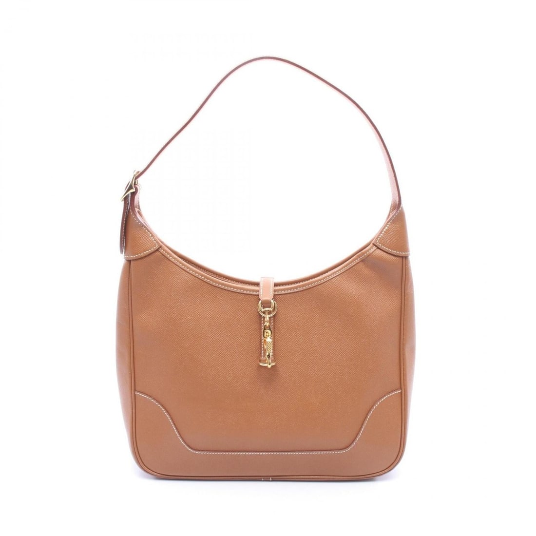 Hermes Trim 31 Gold Shoulder Bag/Handbag, Courchevel Leather, Women's, Brown: --- Catalog ---Category: SizeSize (HxWxD): 22cm x 31cm x 8.5cm / 8.66'' x 12.2'' x 3.34''Category: DesignType: Handbag, Shoulder bagColor: BrownGender: WomenMaterial: Courchevel leather Category: Gene