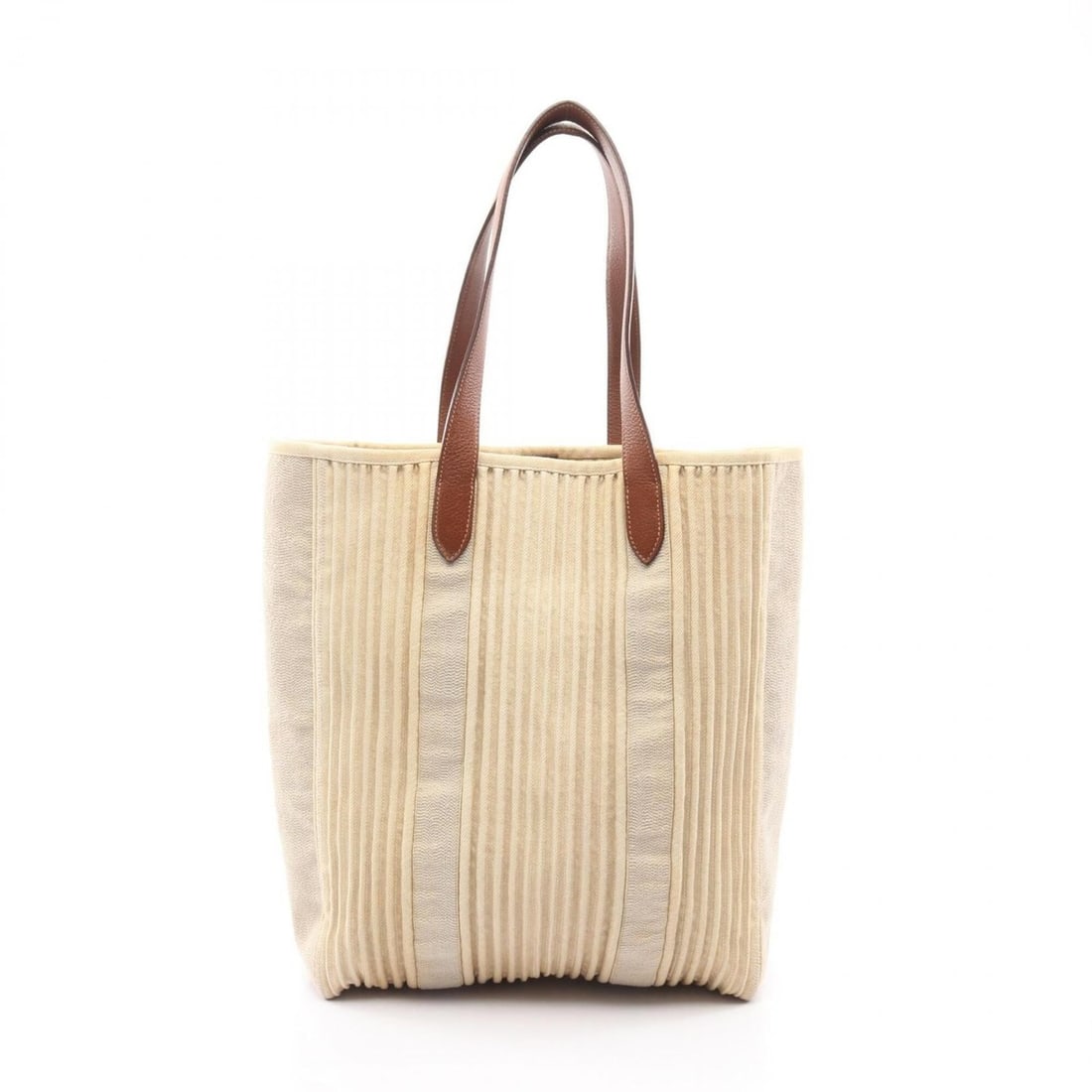 Hermes Cabas Calicut Tote Bag Handbag Canvas Leather Women's Beige/Brown 055044CA: --- Catalog ---Category: SizeSize (HxWxD): 39cm x 30cm x 12cm / 15.35'' x 11.81'' x 4.72''Category: DesignType: Handbag, Tote bagColor: Beige, BrownGender: WomenMaterial: Canvas , Leather Category: Ge