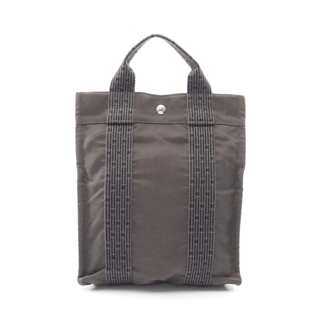 Hermes Herline Ad PM Backpack/Handbag, Nylon Canvas, Women's, Gray (1 of 11)