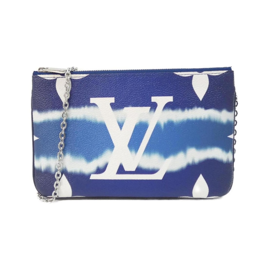 Louis Vuitton LV Escale Pochette Double Zip M69124 Shoulder Bag: --- Catalog ---Category: SizeSize (HxWxD): 12cm x 20cm x 3cm / 4.72'' x 7.87'' x 1.18''Category: DesignType: Pochette, Shoulder bagColor: BlueGender: Men,WomenMaterial: Coated canvas Hardware Color:
