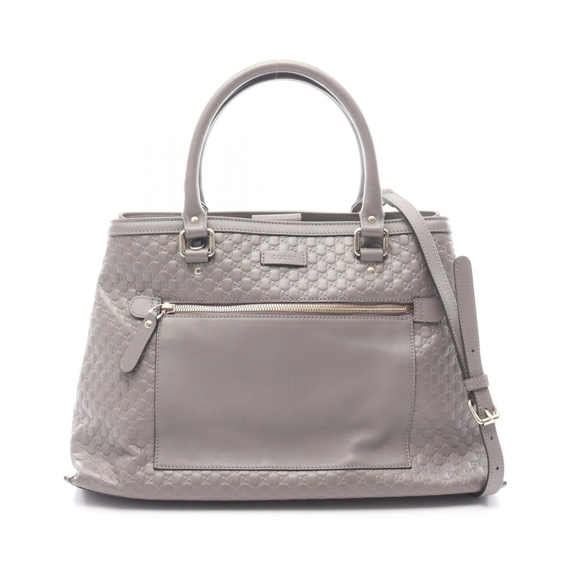 Gucci Microguccissima 2-Way Handbag, Leather, Women's, Gray, 510291: --- Catalog ---Category: SizeSize (HxWxD): 25.5cm x 39cm x 15cm / 10.03'' x 15.35'' x 5.9''Category: DesignType: HandbagColor: GrayGender: WomenMaterial: Leather Category: GeneralMPN: 510291Brand: Guc