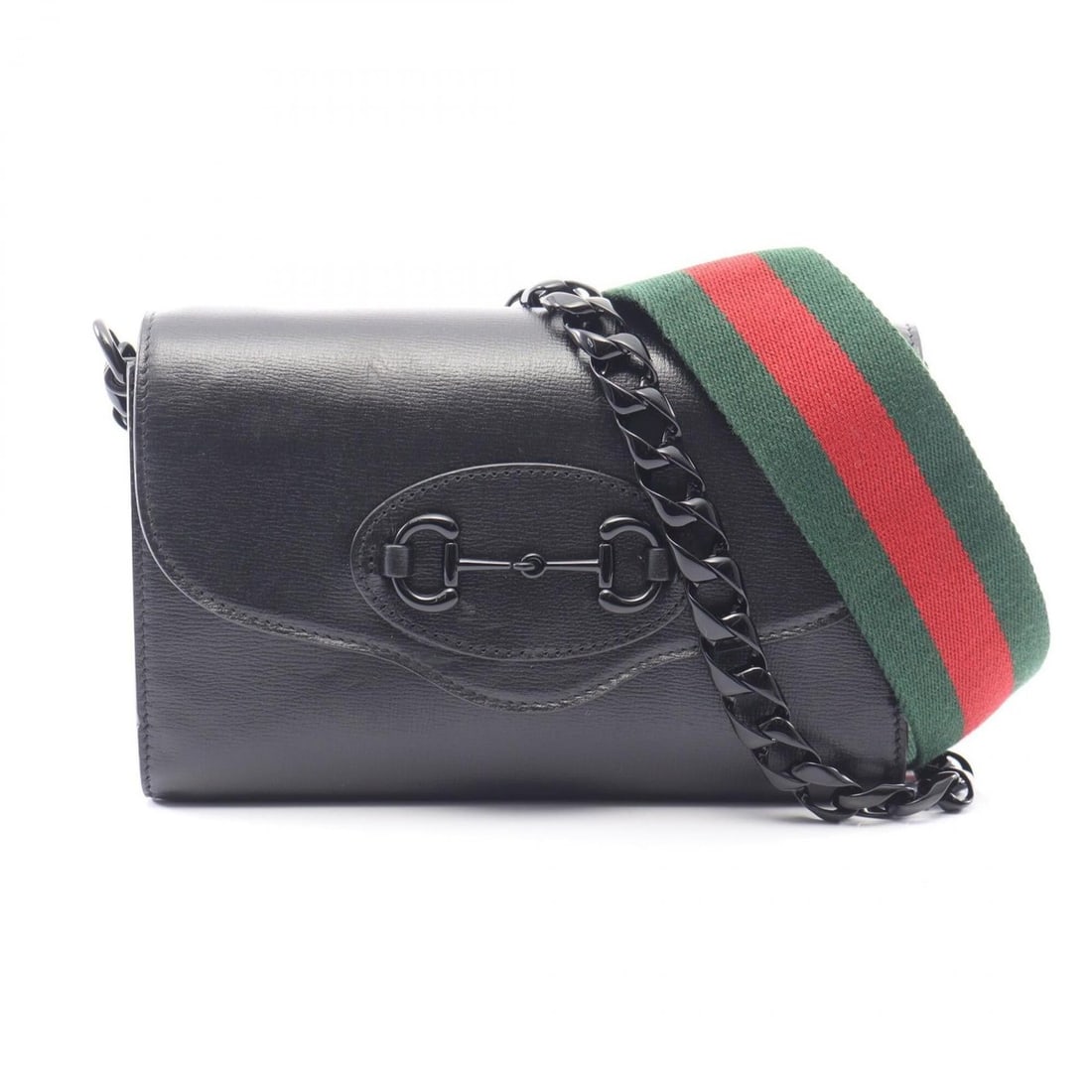 Gucci Horsebit 2-Way Shoulder Bag/Handbag, Leather, Women's, Black, 724713: --- Catalog ---Category: SizeSize (HxWxD): 13cm x 20cm x 3cm / 5.11'' x 7.87'' x 1.18''Category: DesignType: Handbag, Shoulder bagColor: BlackGender: WomenMaterial: Leather Category: GeneralMPN: 72471
