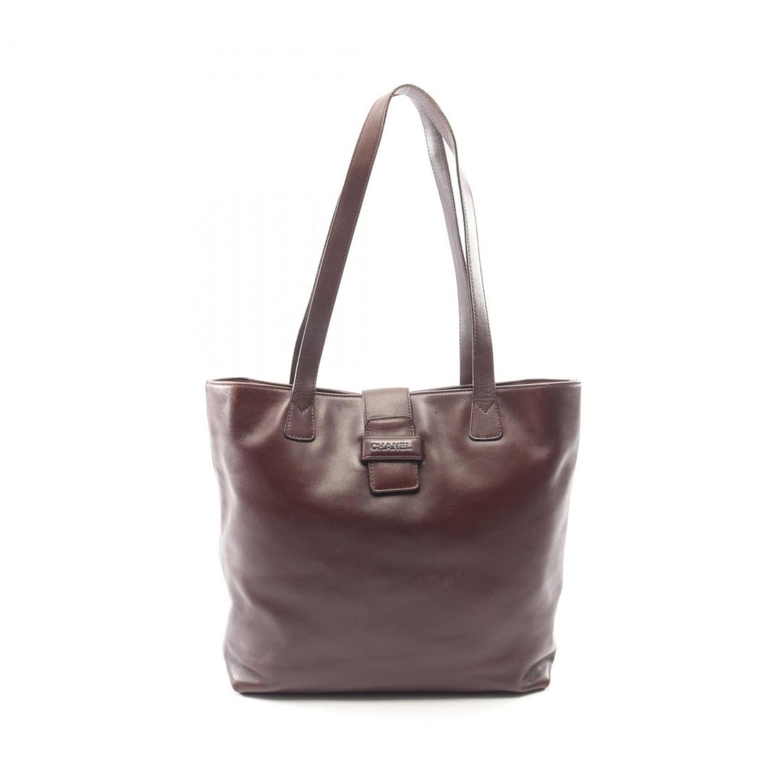 Chanel CHANEL Tote Bag Handbag Leather Women's Brown (1 of 12)