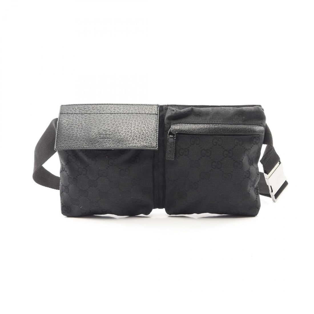 Gucci GG Canvas Waist Bag, Body Handbag, Leather, Men's & Women's, Black, 28566: --- Catalog ---Category: SizeSize (HxWxD): 16cm x 29cm x 2.5cm / 6.29'' x 11.41'' x 0.98''Strap Length: 53cm - 88cm / 20.86'' - 34.64''Category: DesignType: Fanny packColor: BlackGender: Men,WomenMate