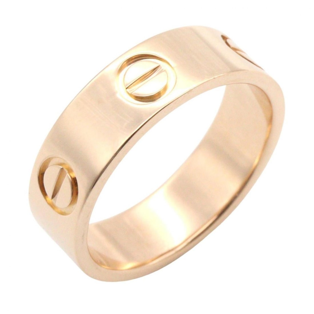 Cartier Love Ring, 18K Pink Gold (PG), Men's and Women's, Tone: --- Catalog ---Category: SizeWeight: 5.5g / 0.19oz.JP Size: 10US Size: 5.5Category: DesignType: Band ringGender: WomenMaterial: Pink gold (18K)Category: GeneralLine: LoveBrand: Cartier--- Item List --