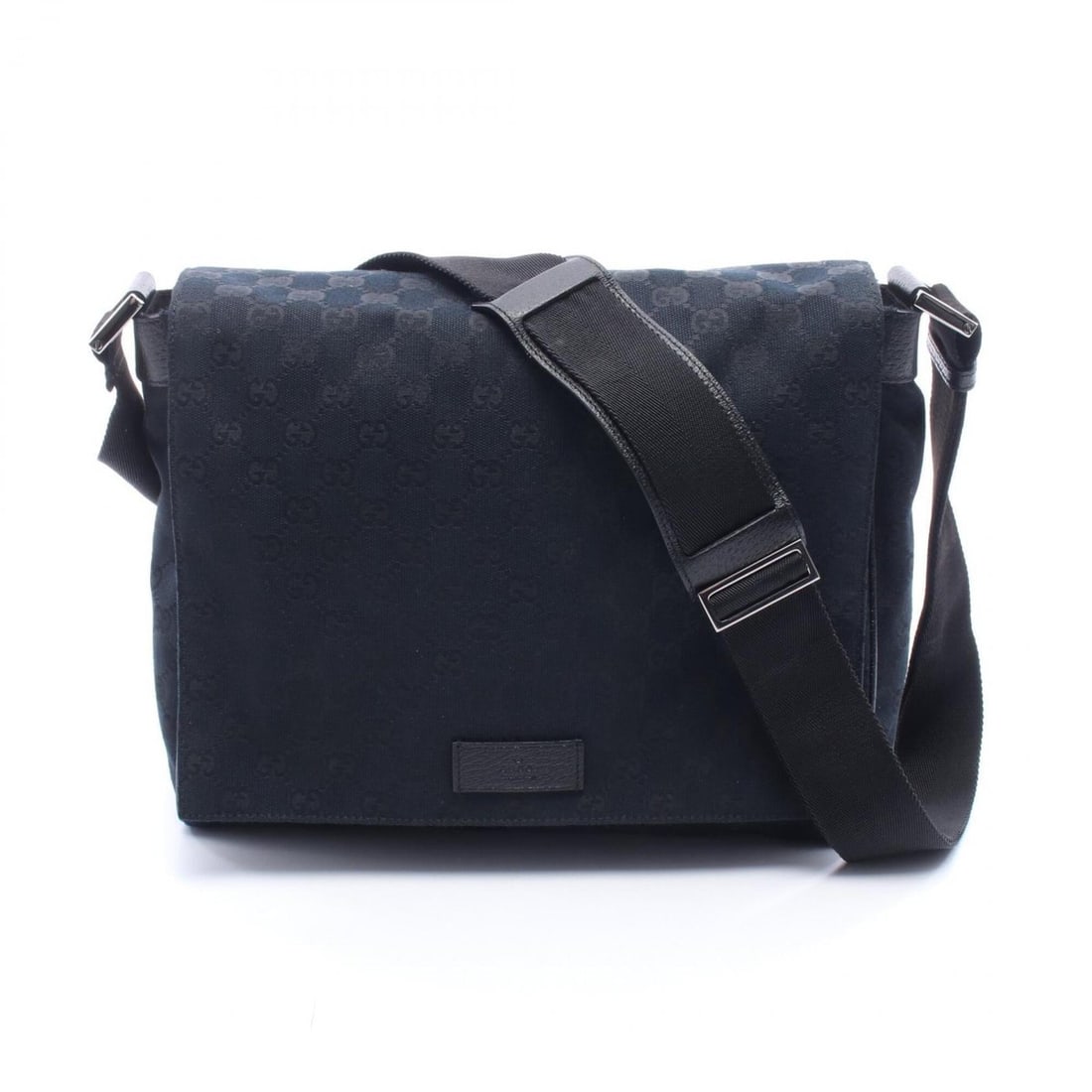 Gucci GG Canvas Shoulder Bag Handbag Leather Women's Black 146236: --- Catalog ---Category: SizeSize (HxWxD): 26cm x 31cm x 7cm / 10.23'' x 12.2'' x 2.75''Strap Length: 87cm - 146cm / 34.25'' - 57.48''Category: DesignType: Handbag, Shoulder bagColor: BlackGender: Wom