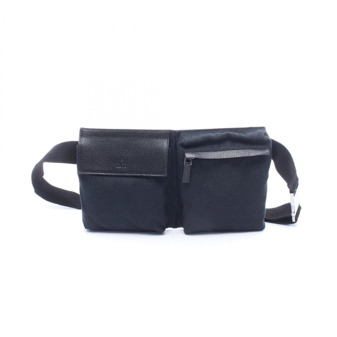 Gucci GG Canvas Waist Bag, Body Handbag, Leather, Men's & Women's, Black, 28566: --- Catalog ---Category: SizeSize (HxWxD): 16cm x 29cm x 2.5cm / 6.29'' x 11.41'' x 0.98''Strap Length: 53cm - 88cm / 20.86'' - 34.64''Category: DesignType: Fanny packColor: BlackGender: Men,WomenMate