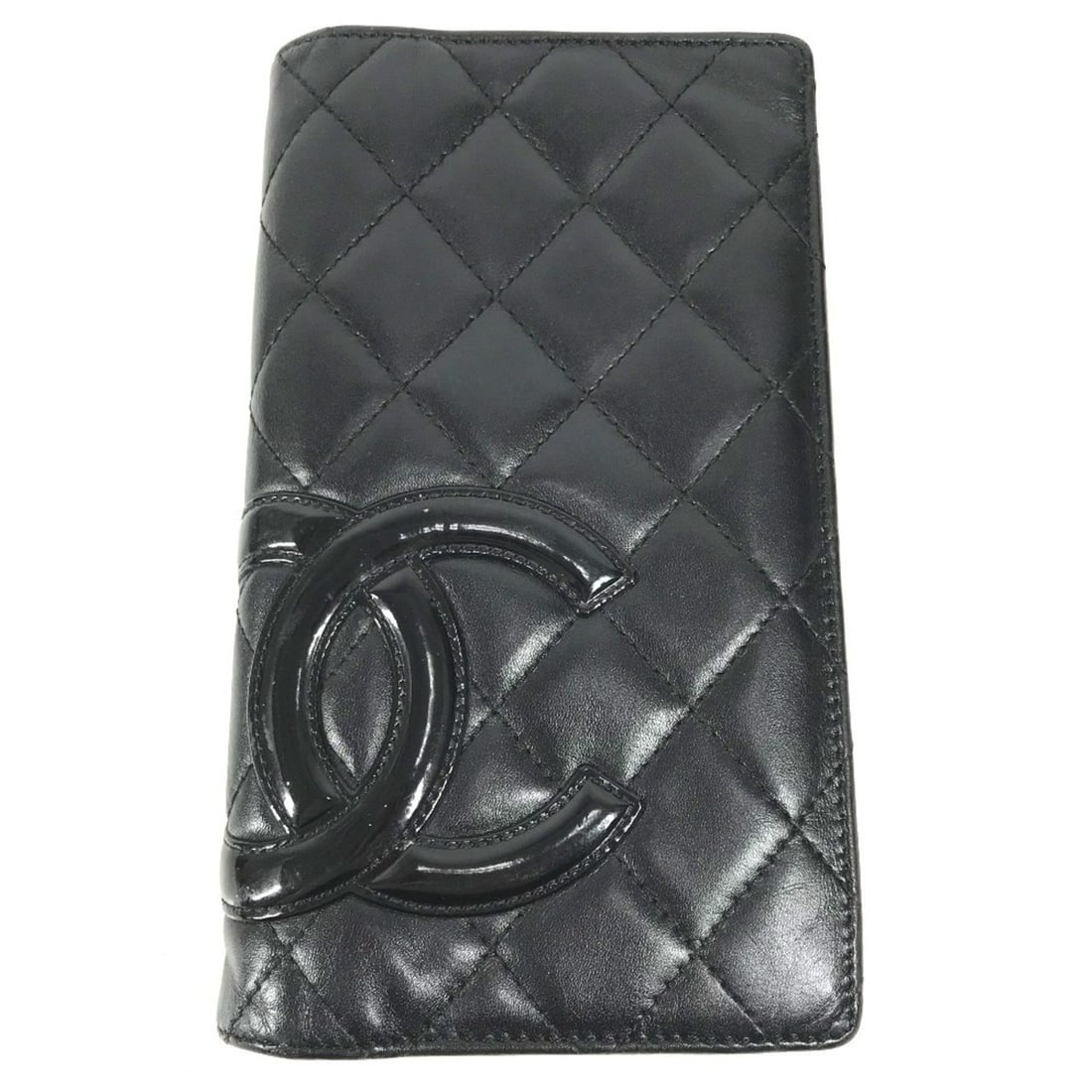 CHANEL A26717 Cambon Line CC Coco Mark Logo Long Wallet, Bi-fold, Leather, Men's/Women's, Black: --- Catalog ---Category: SizeSize (HxWxD): 18.5cm x 10.5cm / 7.28'' x 4.13''Category: DesignType: Long wallet (bi-fold)Color: BlackGender: Men,Women,UnisexMaterial: Leather Category: GeneralBrand: Cha