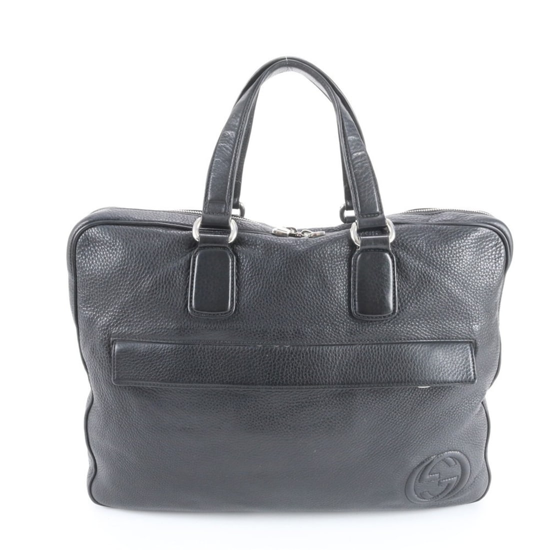 Gucci Interlocking G 322057 Leather Handbag Briefcase Tote Bag for Men (1 of 20)