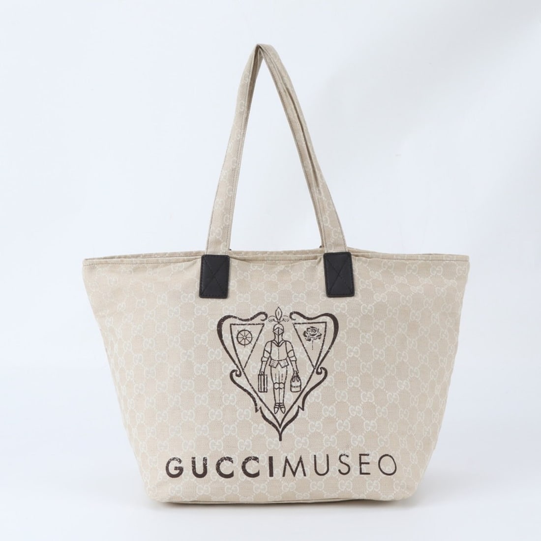 Gucci GG Canvas Museo 283416 Leather Tote Bag, Handbag, Shoulder Beige, Women's: --- Catalog ---Category: SizeSize (HxWxD): 29cm x 31cm x 20cm / 11.41'' x 12.2'' x 7.87''Category: DesignType: Handbag, Tote bagColor: Beige, BrownGender: WomenMaterial: Canvas , Leather Category: Gen