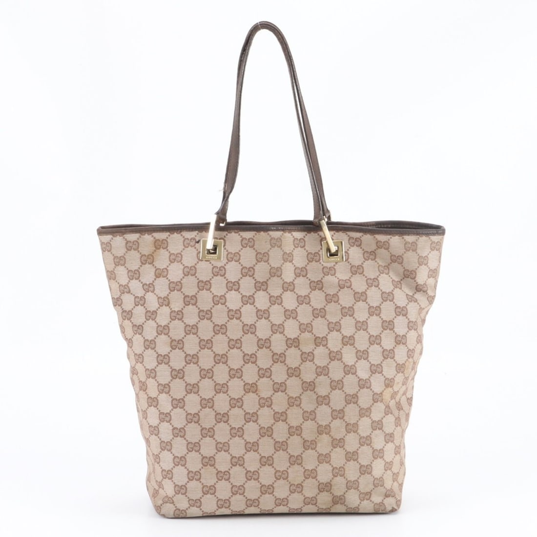 Gucci GG Canvas 002 1098 Leather Tote Bag, Handbag, Shoulder Brown, Women's: --- Catalog ---Category: SizeSize (HxWxD): 32cm x 24cm x 11cm / 12.59'' x 9.44'' x 4.33''Category: DesignType: Handbag, Tote bagColor: BrownGender: WomenMaterial: Canvas , Leather Category: GeneralMPN