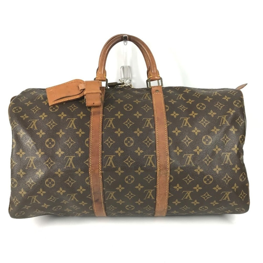 LOUIS VUITTON M4142 Monogram Keepall 50 Travel Bag Handbag Boston Canvas Men's Women's Brown: --- Catalog ---Category: SizeSize (HxWxD): 27cm x 50.5cm x 22.5cm / 10.62'' x 19.88'' x 8.85''Category: DesignType: Boston bag, HandbagColor: BrownGender: Men,Women,UnisexMaterial: Monogram Category: 