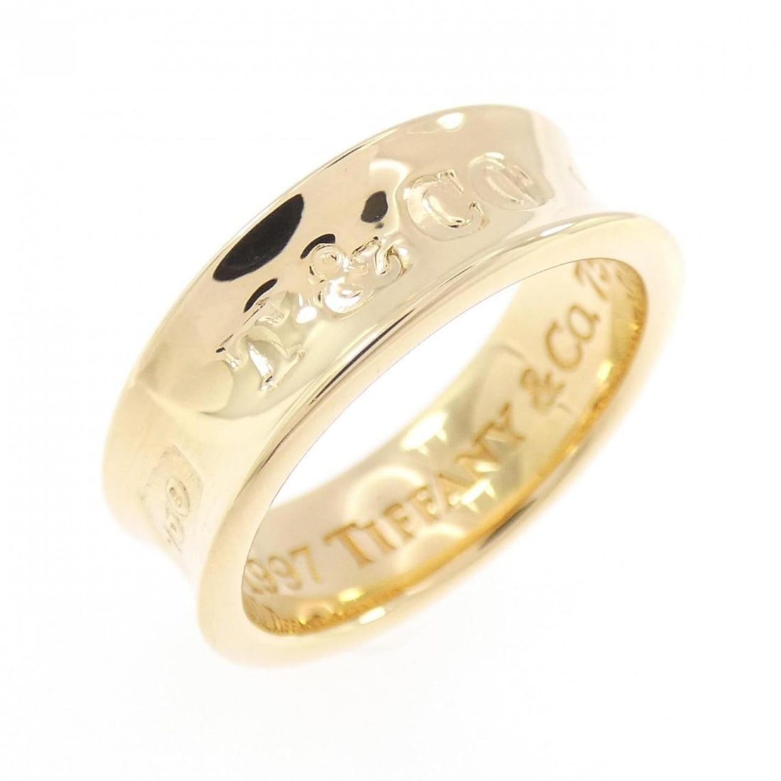 Tiffany 1837 Ring: --- Catalog ---Category: SizeJP Size: 8.5US Size: 4.5Category: DesignType: Band ringGender: WomenMaterial: Yellow gold (18K)Category: GeneralBrand: Tiffany--- Item List ---Section: ConditionRanking: