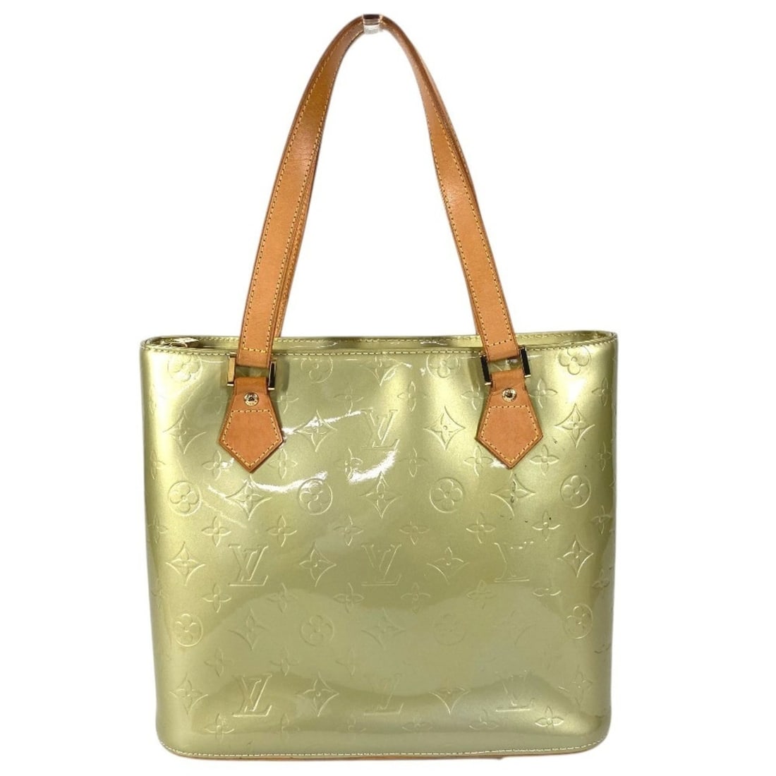 LOUIS VUITTON M91053 Monogram Vernis Houston Shoulder Bag Tote Canvas Women's Grey: --- Catalog ---Category: SizeSize (HxWxD): 25cm x 29cm x 14cm / 9.84'' x 11.41'' x 5.51''Category: DesignType: Shoulder bagColor: Gray, GrisGender: WomenMaterial: Monogram Vernis Category: GeneralLine