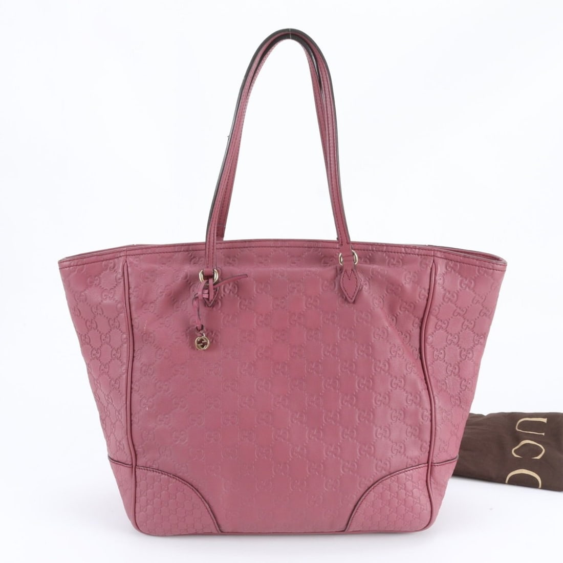 Gucci Guccissima Bree 323671 Leather Tote Bag, Handbag, Shoulder Women's: --- Catalog ---Category: SizeSize (HxWxD): 30cm x 30cm x 16cm / 11.81'' x 11.81'' x 6.29''Category: DesignType: Handbag, Shoulder bag, Tote bagColor: PinkGender: WomenMaterial: Leather Category: Gener