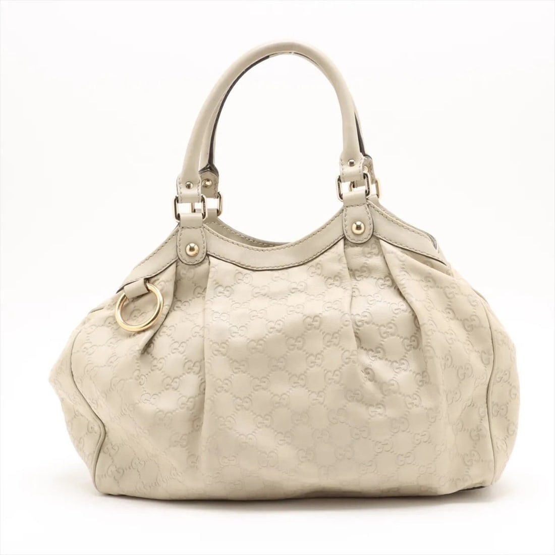 Gucci Guccissima Sukey 211944 Leather Tote Bag, Handbag, Shoulder Women's: --- Catalog ---Category: SizeSize (HxWxD): 26cm x 36cm x 11cm / 10.23'' x 14.17'' x 4.33''Category: DesignType: Handbag, Shoulder bag, Tote bagColor: BeigeGender: WomenMaterial: Leather Category: Gene