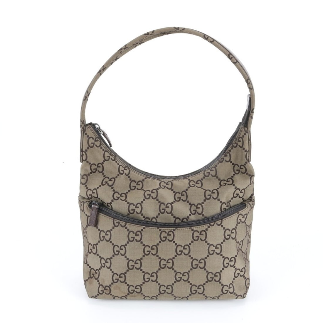 Gucci GG Nylon Hobo 001.3386 Leather One-Shoulder Bag, Shoulder Handbag, Women's: --- Catalog ---Category: SizeSize (HxWxD): 20cm x 23cm x 12cm / 7.87'' x 9.05'' x 4.72''Category: DesignType: Handbag, Shoulder bagColor: BrownGender: WomenMaterial: Nylon , Leather Category: GeneralB
