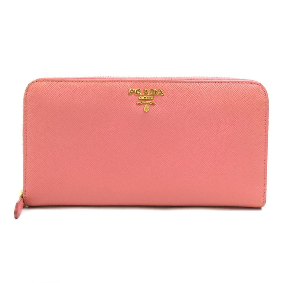 Prada PRADA Round Zip Long Wallet Leather Pink Women's r11175a: --- Catalog ---Category: SizeSize (HxWxD): 11cm x 20cm x 2cm / 4.33'' x 7.87'' x 0.78''Category: DesignType: Long wallet (bi-fold)Color: PinkGender: WomenMaterial: Leather Category: GeneralBrand: Prad