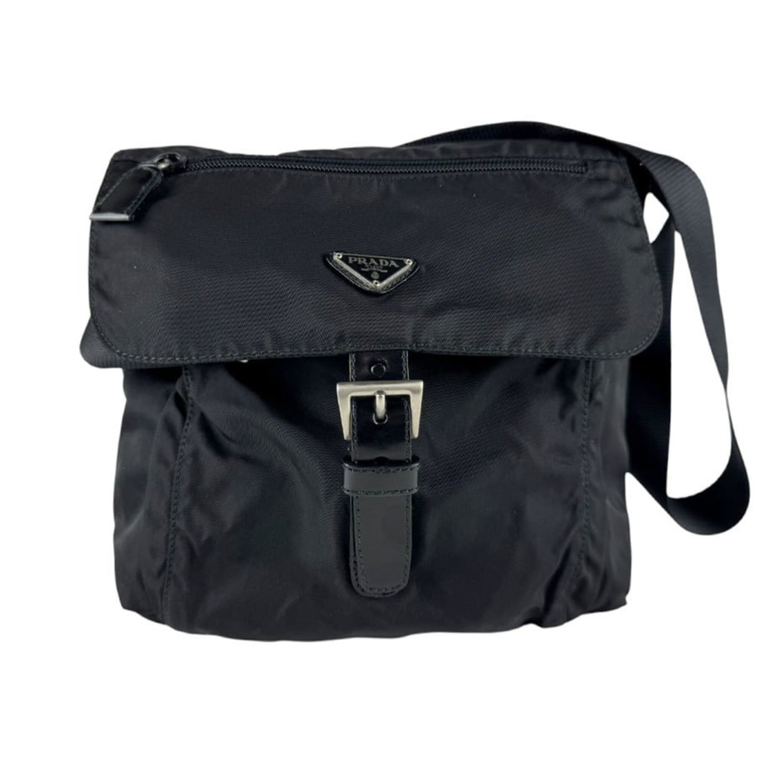 Prada PRADA Shoulder Bag, Nylon, Black, Men's & Women's, z9651: --- Catalog ---Category: SizeSize (HxWxD): 23cm x 22cm x 11cm / 9.05'' x 8.66'' x 4.33''Category: DesignType: Shoulder bagColor: BlackGender: Men,WomenMaterial: Nylon Category: GeneralBrand: PradaCoun