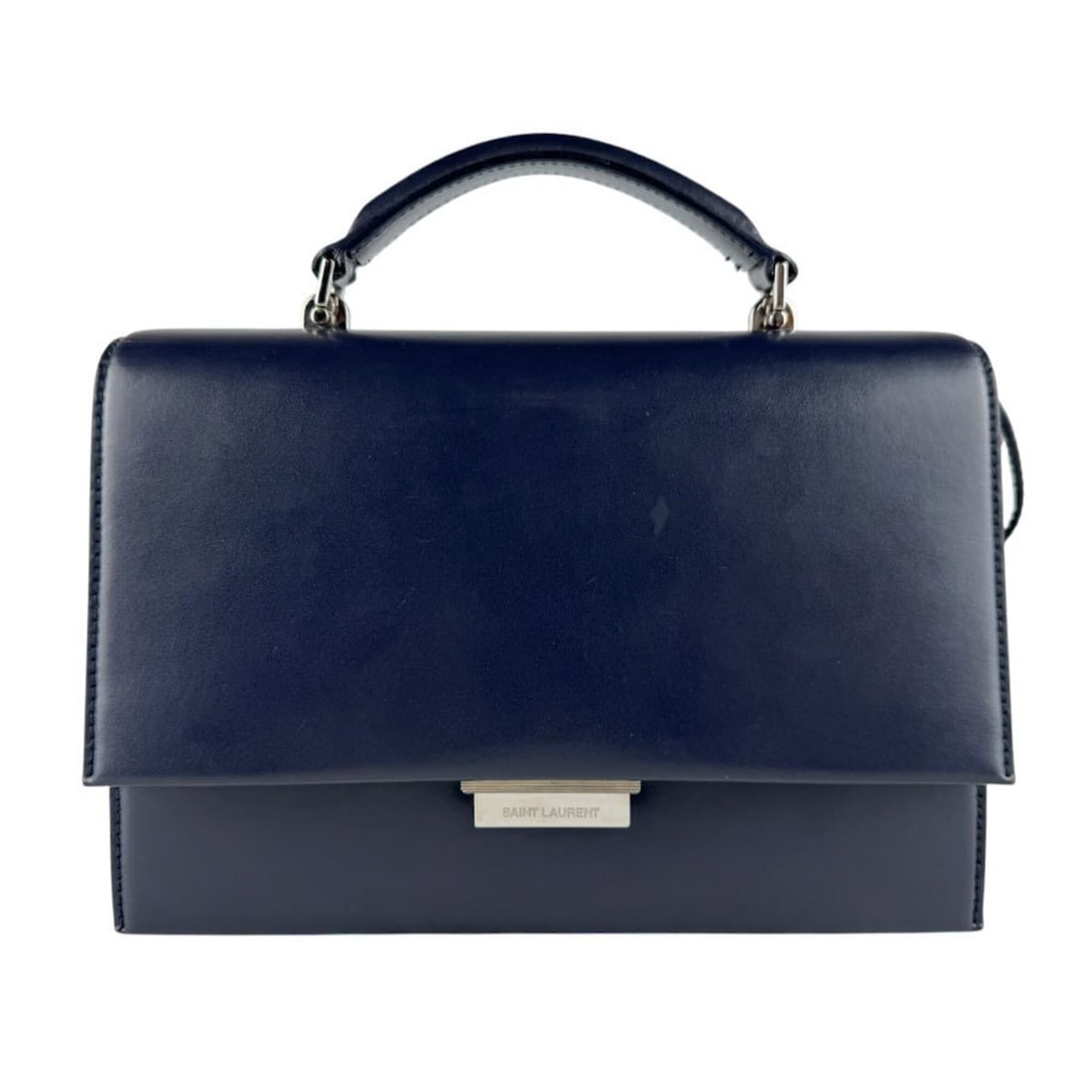 Saint Laurent shoulder bag, leather, navy, women's, 495913 z9672: --- Catalog ---Category: SizeSize (HxWxD): 19cm x 25cm x 4cm / 7.48'' x 9.84'' x 1.57''Category: DesignType: Shoulder bagColor: NavyGender: WomenMaterial: Leather Category: GeneralMPN: 495913Brand: Sa