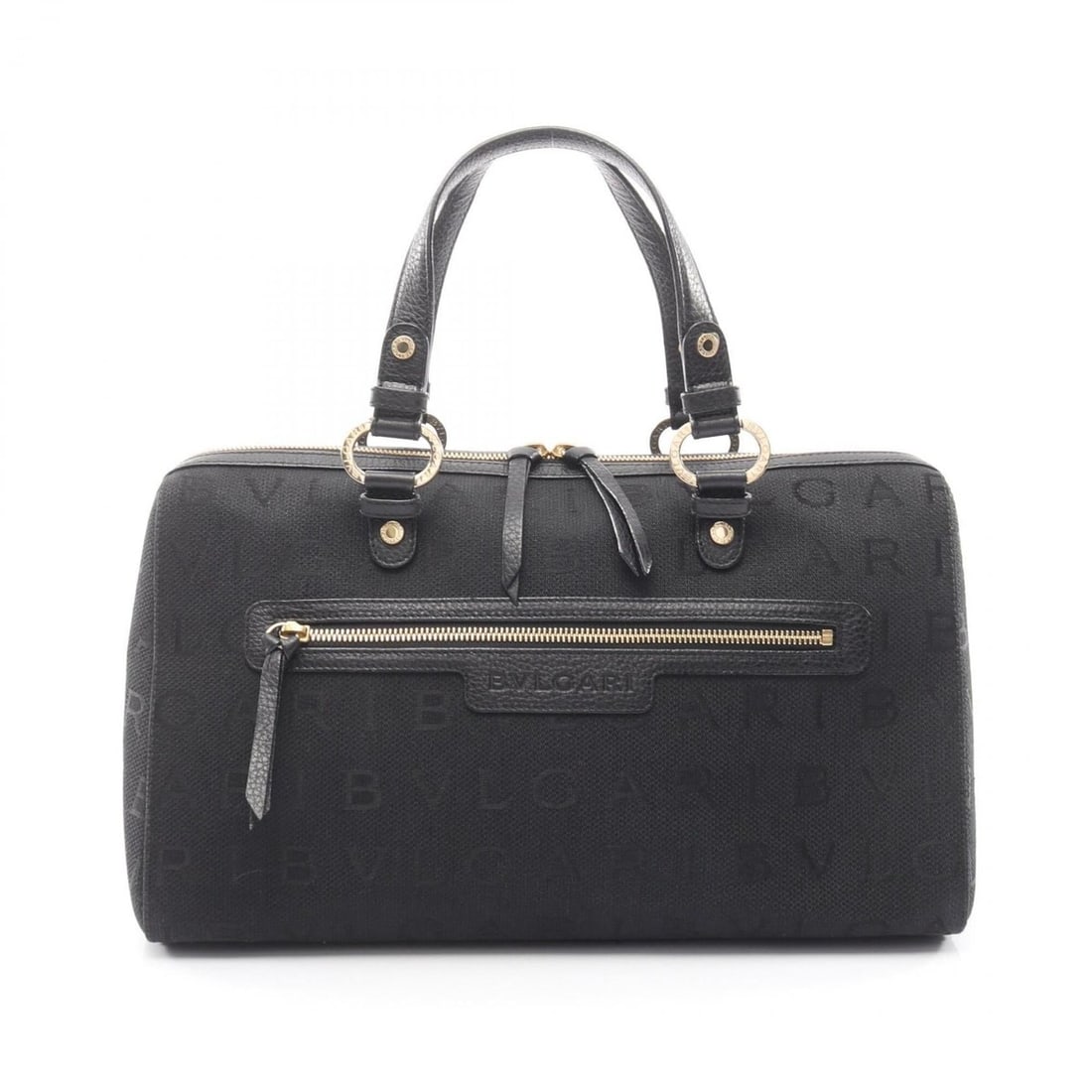 Bulgari BVLGARI Logomania Tote Bag Handbag Canvas Leather Women's Black: --- Catalog ---Category: SizeSize (HxWxD): 21cm x 36cm x 19cm / 8.26'' x 14.17'' x 7.48''Category: DesignType: Handbag, Tote bagColor: BlackGender: WomenMaterial: Canvas , Leather Category: GeneralBra
