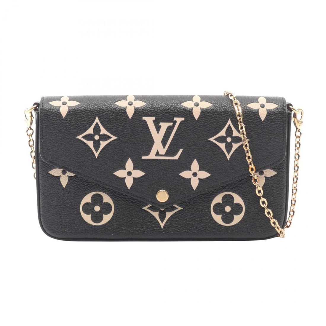 Louis Vuitton Pochette Felicie Bicolor Monogram Empreinte Shoulder Bag Handbag Leather Women's (1 of 10)