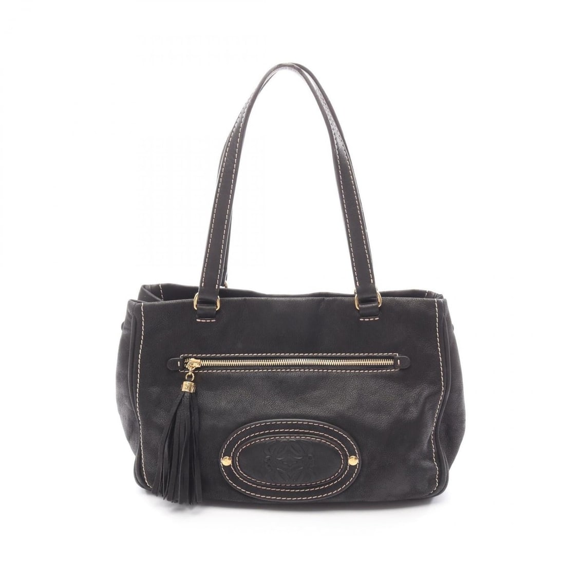 Loewe Madrid Tote Bag Handbag Leather Women's Black: --- Catalog ---Category: SizeSize (HxWxD): 24cm x 33cm x 15cm / 9.44'' x 12.99'' x 5.9''Category: DesignType: Handbag, Tote bagColor: BlackGender: WomenMaterial: Leather Category: GeneralBrand: Loewe-
