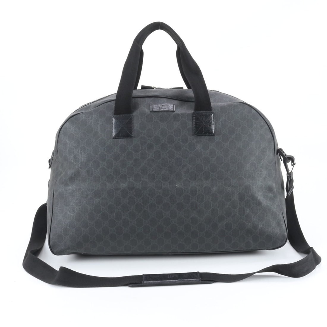 Gucci GG Supreme 162800 Leather 2-Way Boston Handbag, Crossbody Shoulder Tote Bag - Men's: --- Catalog ---Category: SizeSize (HxWxD): 33cm x 53cm x 28cm / 12.99'' x 20.86'' x 11.02''Category: DesignType: Handbag, Tote bagColor: BlackGender: MenMaterial: Coated canvas , Leather Category: Gen