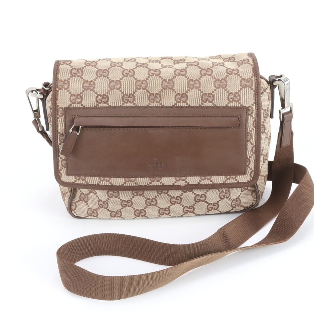 Gucci GG Canvas 28562 Leather Shoulder Bag, Crossbody Messenger Tote Bag - Men's: --- Catalog ---Category: SizeSize (HxWxD): 22cm x 26cm x 10cm / 8.66'' x 10.23'' x 3.93''Category: DesignType: Shoulder bag, Tote bagColor: Beige, BrownGender: MenMaterial: Canvas , Leather Category: 