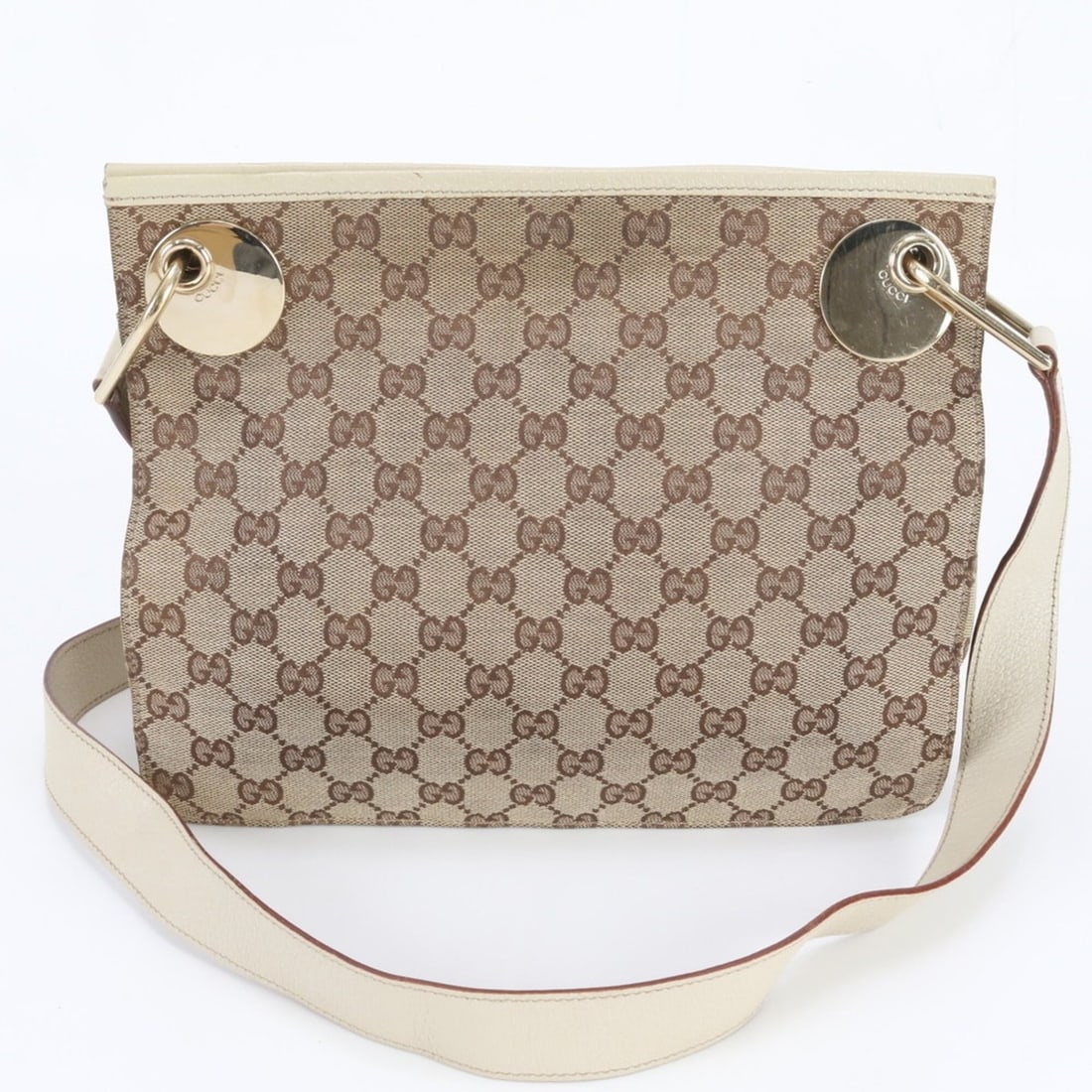 Gucci GG Canvas 120841 Leather x Shoulder Bag, Crossbody Bag for Women: --- Catalog ---Category: SizeSize (HxWxD): 23cm x 27cm x 8cm / 9.05'' x 10.62'' x 3.14''Category: DesignType: Shoulder bagColor: BeigeGender: WomenMaterial: Canvas , Leather Category: GeneralMPN: 1208