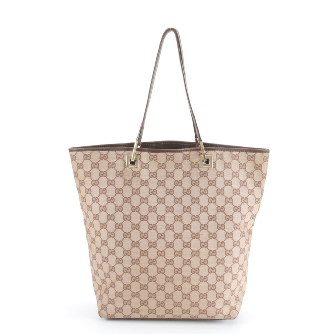 Gucci GG Canvas 002 1098 Leather Tote Bag, Handbag, Shoulder Brown, Women's: --- Catalog ---Category: SizeSize (HxWxD): 32cm x 24cm x 12cm / 12.59'' x 9.44'' x 4.72''Category: DesignType: Handbag, Tote bagColor: Beige, BrownGender: WomenMaterial: Leather , Canvas Category: Gen