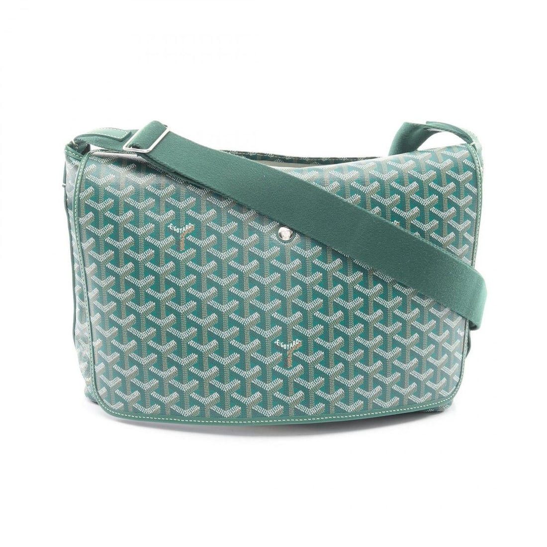 Goyard Capetian MM Shoulder Bag/Handbag, Coated Canvas and Leather, Women's, Green/Multicolor,: --- Catalog ---Category: SizeSize (HxWxD): 28cm x 35cm x 13cm / 11.02'' x 13.77'' x 5.11''Category: DesignType: Handbag, Shoulder bagColor: Green, Multi-colorGender: WomenMaterial: Coated canvas , PVC