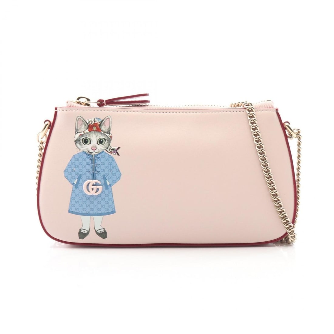 Gucci x Yuko Higuchi Small Shoulder Bag/Handbag, Leather, Women's, Pink, 847922: --- Catalog ---Category: SizeSize (HxWxD): 11cm x 20cm x 3cm / 4.33'' x 7.87'' x 1.18''Category: DesignType: Handbag, Shoulder bagColor: PinkGender: WomenMaterial: Leather Category: GeneralMPN: 847922