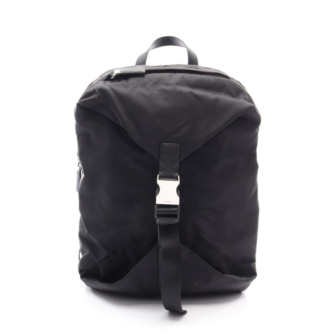 Prada TESSUTO Backpack/Handbag, Nylon & Saffiano Leather, Men's, Black (2VZ028): --- Catalog ---Category: SizeSize (HxWxD): 41cm x 29cm x 8.5cm / 16.14'' x 11.41'' x 3.34''Category: DesignType: Backpack, HandbagColor: BlackGender: MenMaterial: Saffiano triangle , Nylon Category: G