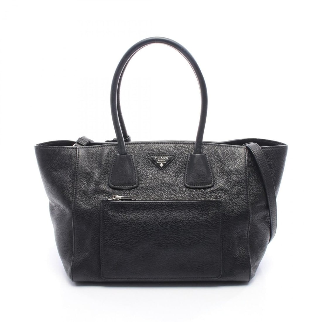 Prada VITELLO SHINE Tote Bag Handbag Leather Women's Black BN2795: --- Catalog ---Category: SizeSize (HxWxD): 25cm x 31cm x 19cm / 9.84'' x 12.2'' x 7.48''Category: DesignType: Handbag, Tote bagColor: BlackGender: WomenMaterial: Leather Category: GeneralMPN: BN2795Br