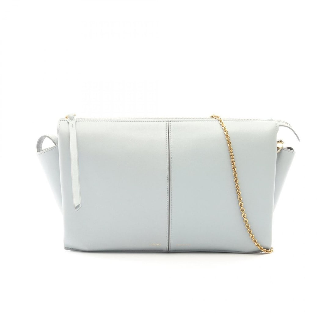 Celine Trifold Shoulder Bag Handbag Leather Women's Blue: --- Catalog ---Category: SizeSize (HxWxD): 18cm x 28cm x 6cm / 7.08'' x 11.02'' x 2.36''Category: DesignType: Handbag, Shoulder bagColor: BlueGender: WomenMaterial: Leather Category: GeneralBrand: Cel