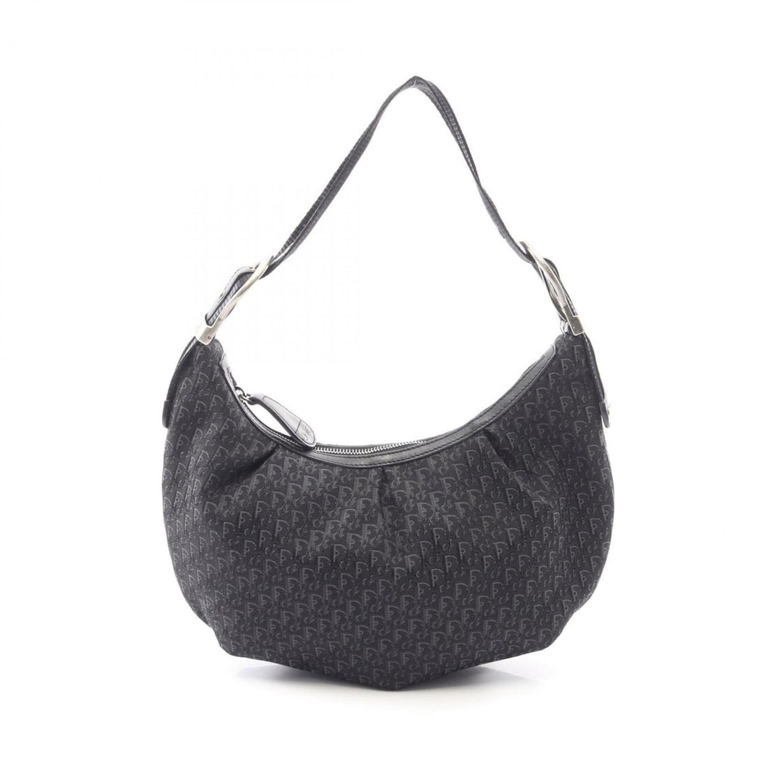 Christian Dior Dior Oblique Shoulder Bag Handbag Canvas Leather Women's Black: --- Catalog ---Category: SizeSize (HxWxD): 18cm x 27cm x 5cm / 7.08'' x 10.62'' x 1.96''Category: DesignType: Handbag, Shoulder bagColor: BlackGender: WomenMaterial: Canvas , Leather Category: General