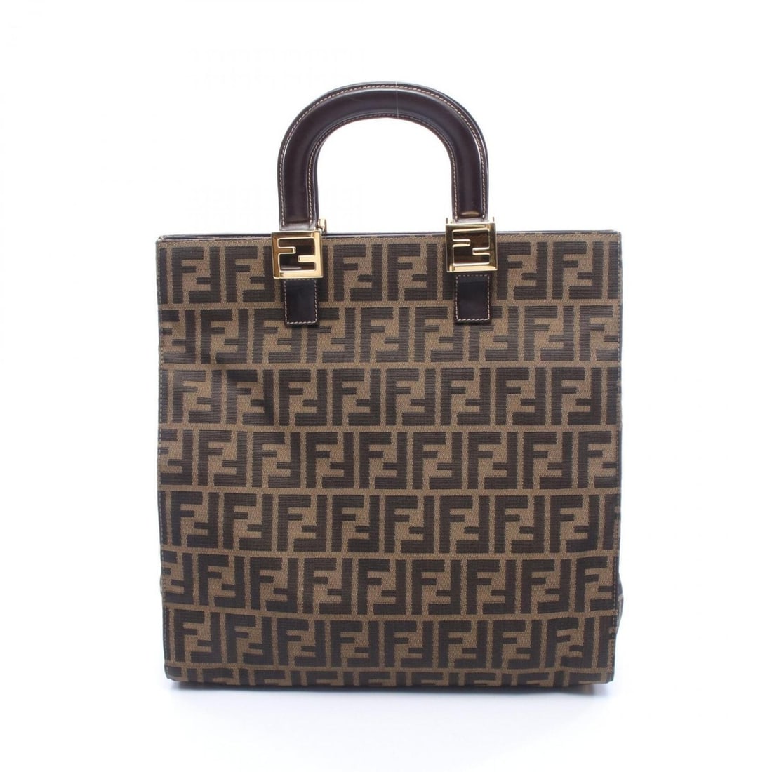 Fendi Zucca Tote Bag Handbag, Canvas and Leather, Women's, Brown: --- Catalog ---Category: SizeSize (HxWxD): 34cm x 34cm x 11cm / 13.38'' x 13.38'' x 4.33''Category: DesignType: Handbag, Tote bagColor: BrownGender: WomenMaterial: Canvas , Leather Category: GeneralBr