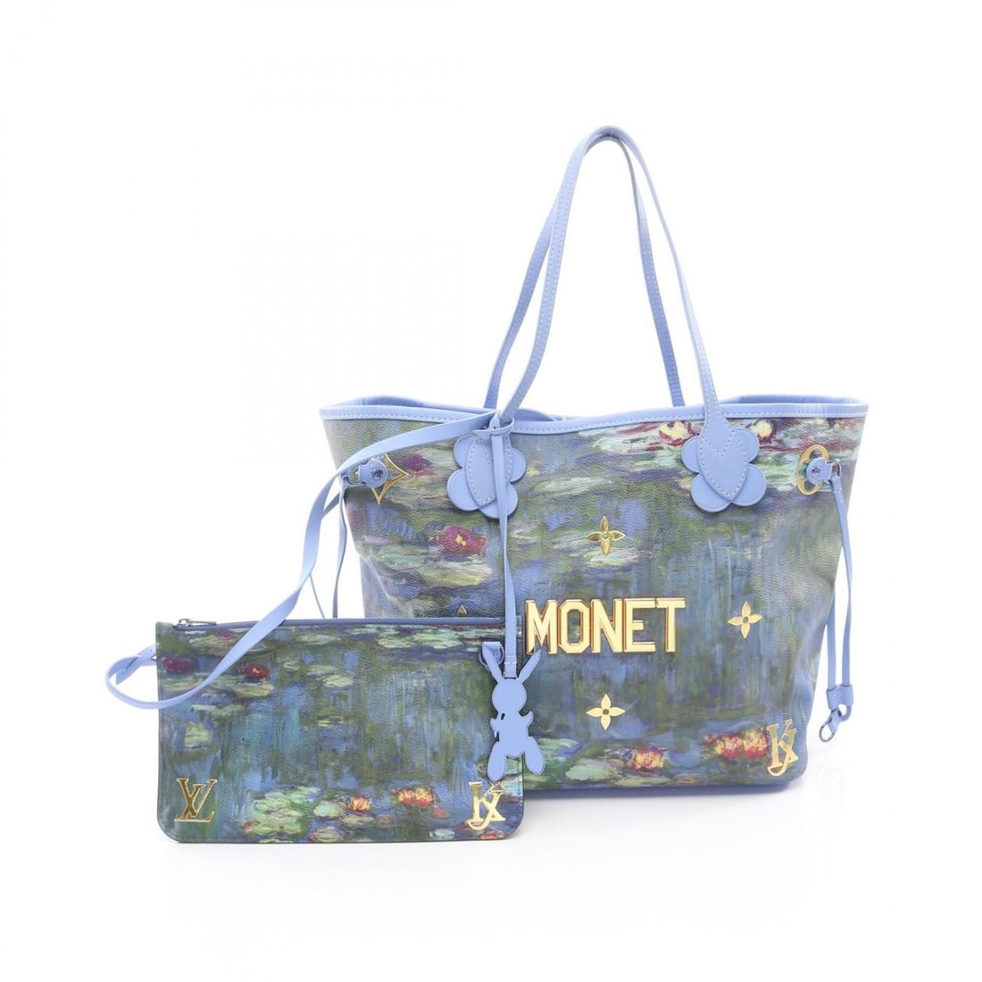 Louis Vuitton Masters Collection Neverfull MM Monogram Certy Monet Tote Bag Handbag Coated Canvas: --- Catalog ---Category: SizeSize (HxWxD): 29cm x 32cm x 16cm / 11.41'' x 12.59'' x 6.29''Category: DesignType: Handbag, Pouch, Tote bagColor: Blue, Multi-colorGender: WomenMaterial: Coated canvas , P