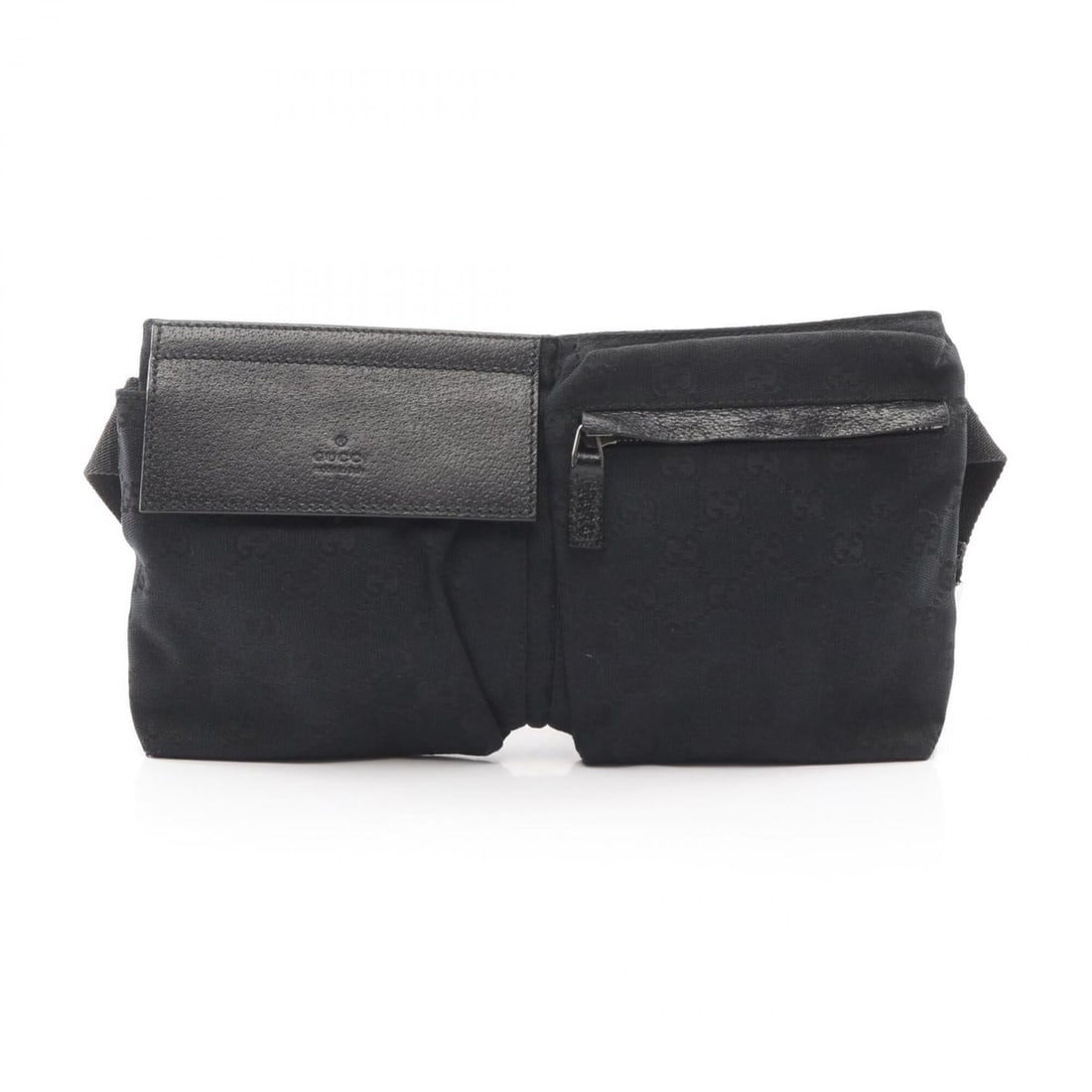 Gucci GG Canvas Waist Bag, Body Handbag, Leather, Men's & Women's, Black, 28566: --- Catalog ---Category: SizeSize (HxWxD): 16cm x 29cm x 2.5cm / 6.29'' x 11.41'' x 0.98''Category: DesignType: Fanny pack, Sling bagColor: BlackGender: Men,WomenMaterial: Canvas , Leather Category: G