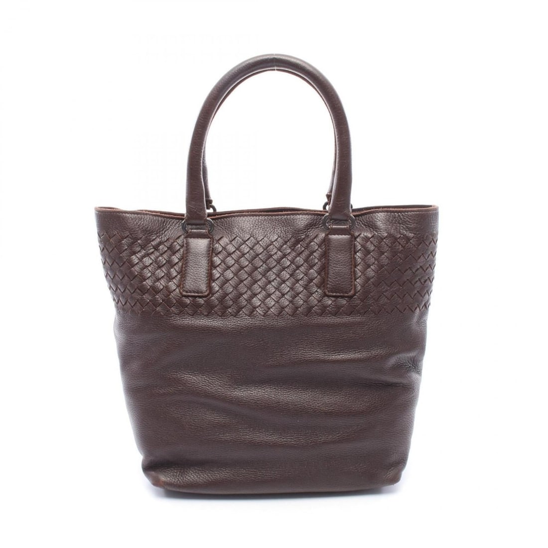 Bottega Veneta Intrecciato Tote Bag Handbag Leather Women's Brown 173185: --- Catalog ---Category: SizeSize (HxWxD): 32cm x 26cm x 15cm / 12.59'' x 10.23'' x 5.9''Category: DesignType: Tote bagColor: BrownGender: WomenMaterial: Leather Category: GeneralBrand: Bottega Veneta