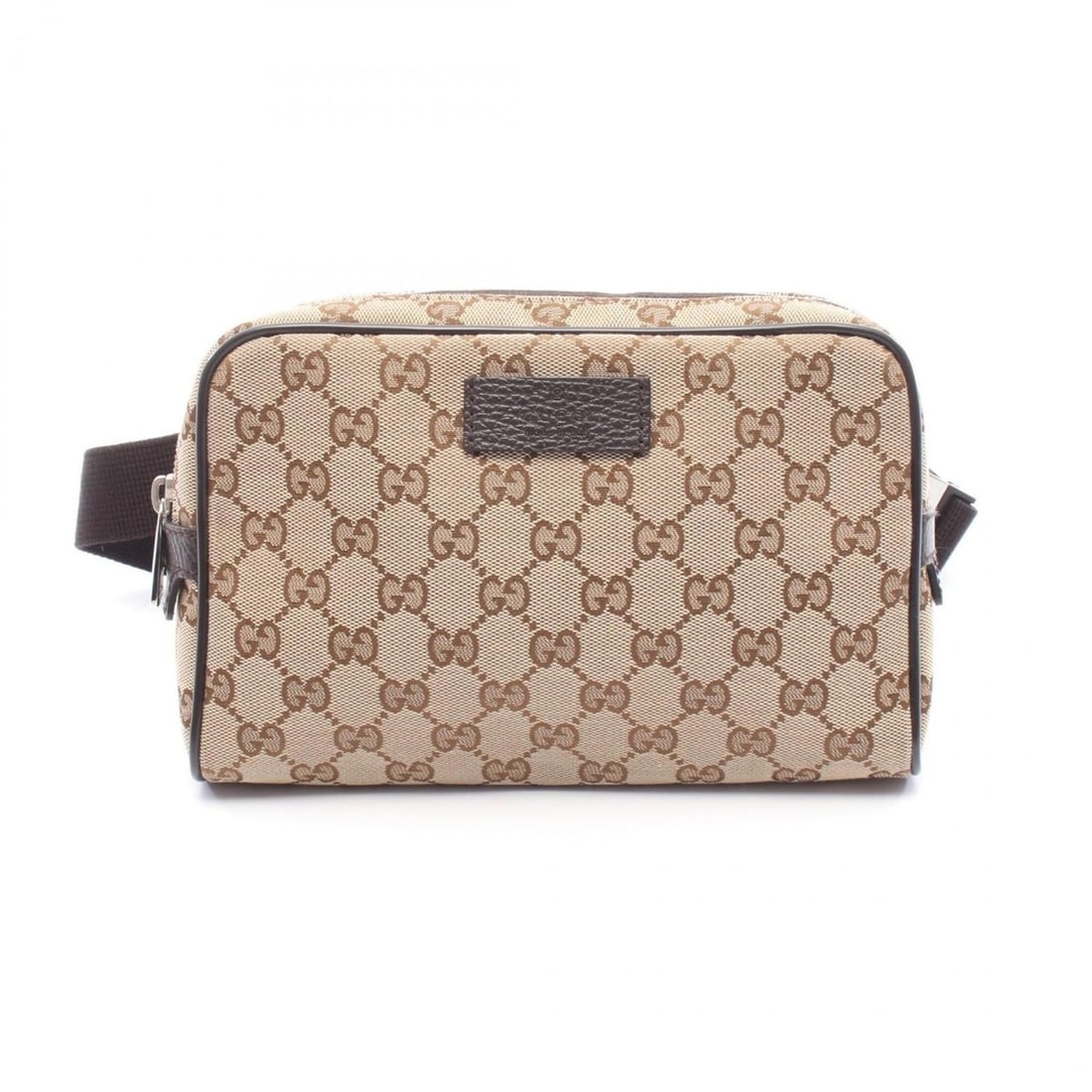 Gucci GG Canvas Waist Bag, Body Handbag, Leather, Men's & Women's, Beige Brown, 449174: --- Catalog ---Category: SizeSize (HxWxD): 15cm x 22cm x 4.5cm / 5.9'' x 8.66'' x 1.77''Category: DesignType: Fanny pack, Sling bagColor: Beige, BrownGender: Men,WomenMaterial: Canvas , Leather Catego