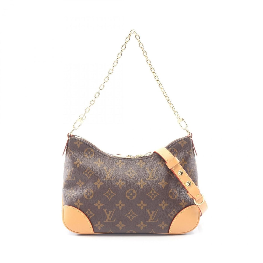 Louis Vuitton Boulogne NM Monogram 2-Way Handbag, Coated Canvas Leather, Women's, Brown, M45832: --- Catalog ---Category: SizeSize (HxWxD): 15cm x 26cm x 10cm / 5.9'' x 10.23'' x 3.93''Category: DesignType: HandbagColor: BrownGender: WomenMaterial: PVC , Leather Category: GeneralMPN: M45832Brand: