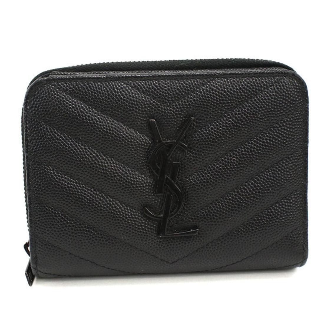 SAINT LAURENT Bi-fold Wallet 403723 Zip-around Monogram Compact Women's Black: --- Catalog ---Category: SizeSize (HxWxD): 9cm x 12cm x 2.5cm / 3.54'' x 4.72'' x 0.98''Category: DesignType: Wallet (bi-fold)Color: BlackGender: WomenMaterial: Leather Leather/Fur Type: CalfskinCateg