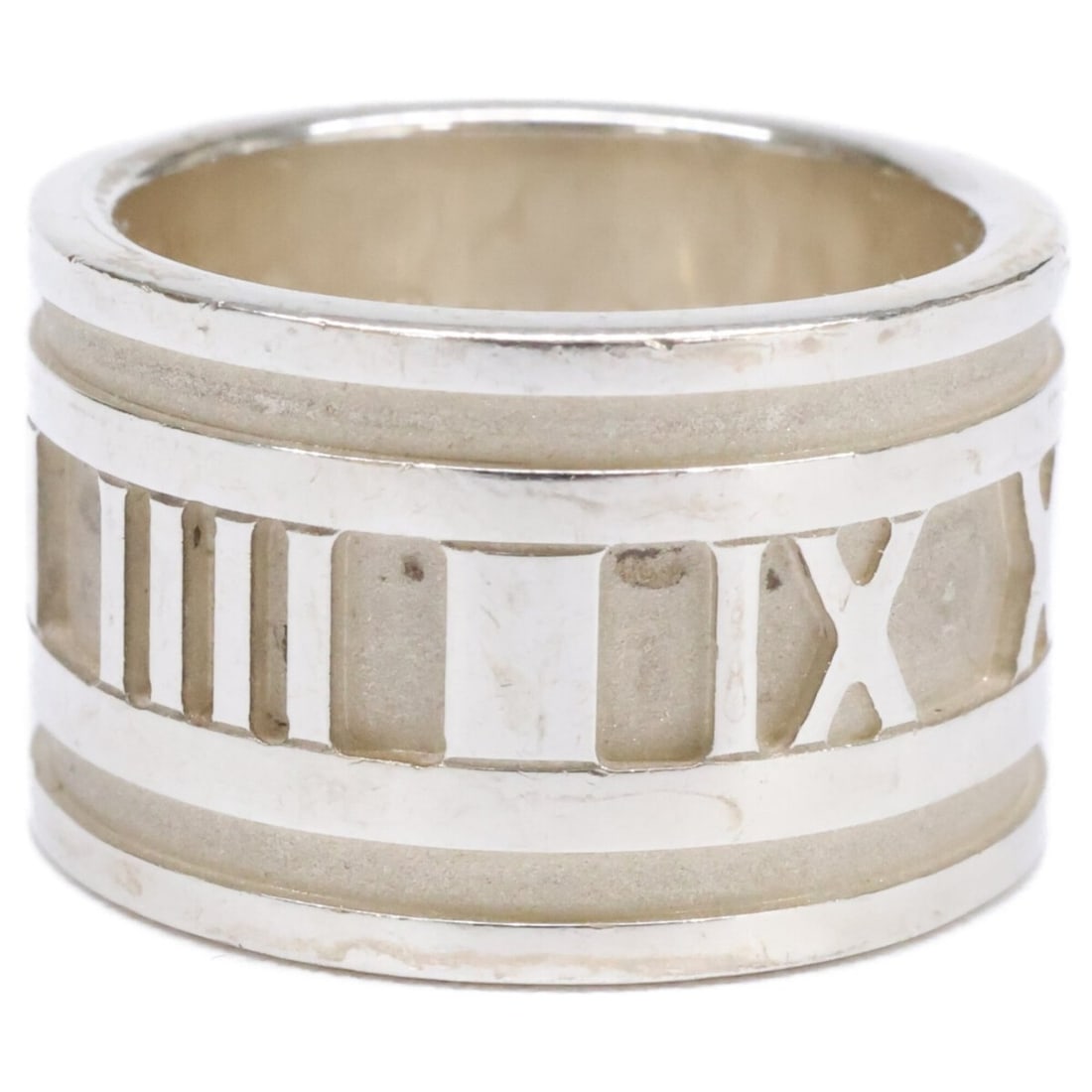 TIFFANY&Co. Tiffany 925 Atlas Wide Ring, Silver, Women's Ring: --- Catalog ---Category: SizeJP Size: 9US Size: 5Category: DesignType: Band ringColor: SilverGender: WomenMaterial: Silver 925Category: GeneralBrand: Tiffany--- Item List ---Section: ConditionRanking: