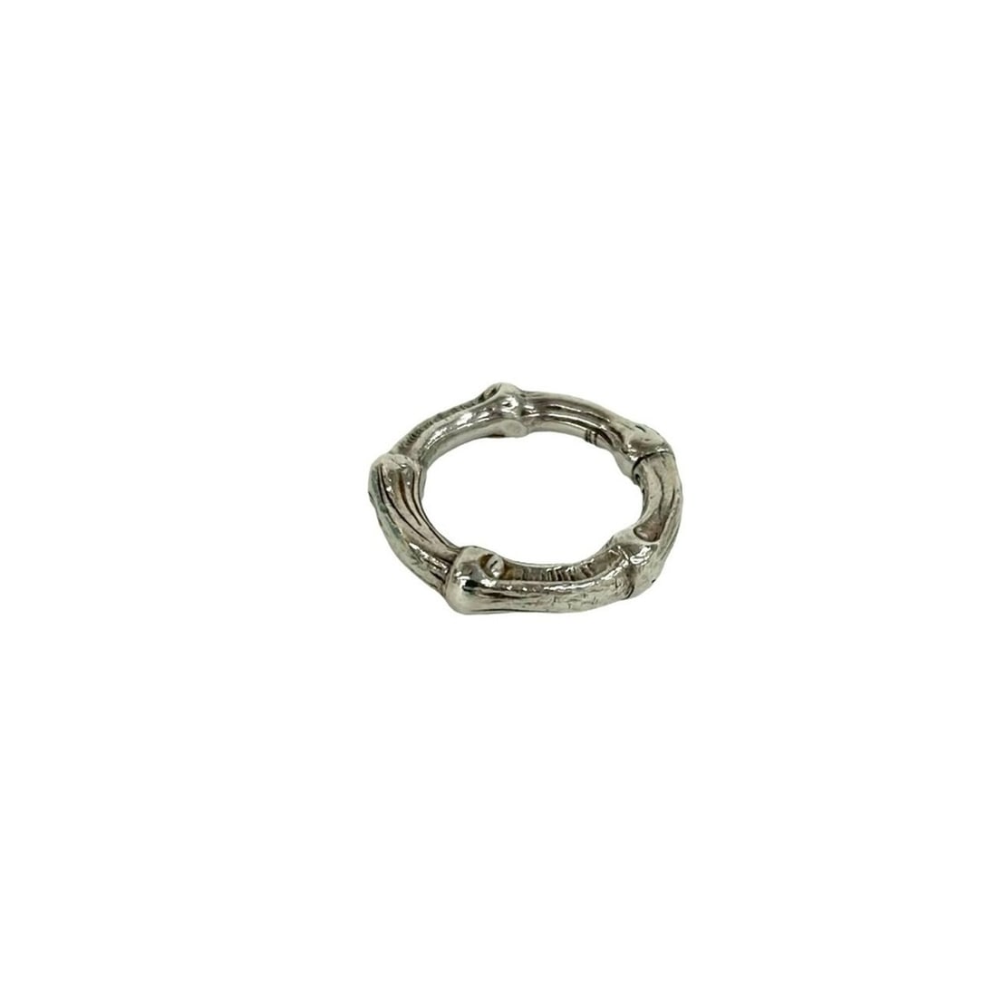 TIFFANY&Co. Tiffany Bamboo Ring, 925 Sterling Silver, Women's Jewelry, 67139: --- Catalog ---Category: SizeJP Size: 7US Size: 4Category: DesignType: Band ringColor: SilverGender: WomenMaterial: Silver 925Category: GeneralBrand: Tiffany--- Item List ---Section: ConditionRanking: