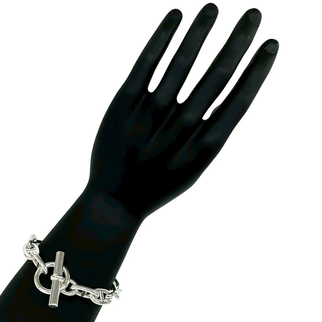 HERMES Chaine d'Ancre GM Bracelet, 13 links, Sterling Silver 925, Chain Accessory, Silver, b0671: --- Catalog ---Category: SizeLength: 20.5cm / 8.07''Category: DesignType: Charm braceletColor: SilverGender: WomenMaterial: Silver 925Category: GeneralBrand: Hermes--- Item List ---Section: ConditionR